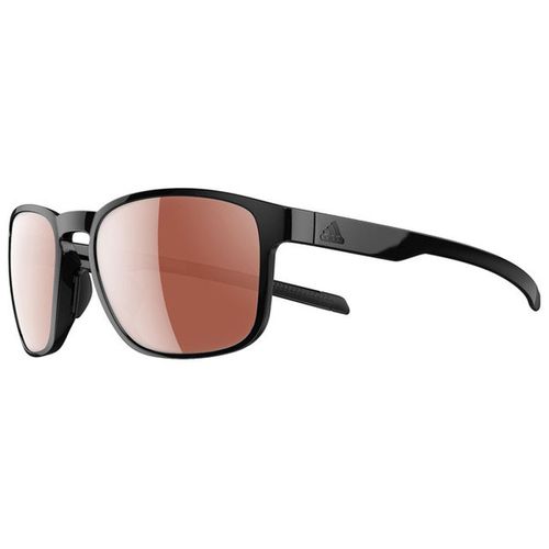 Men's Sunglasses - Protean Shiny Black Plastic Frame / AD3275-9100-56-18-135 - Adidas - Modalova