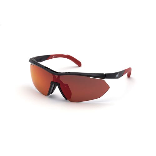 Women's Sunglasses - Shield Frame Roviex Mirrored Lens / SP0016 01L - Adidas - Modalova