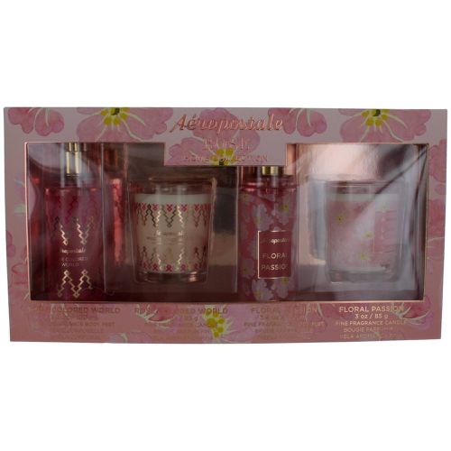 Women's Gift Set - Rose Home Collection with Floral Elegance, 4 Piece - Aeropostale - Modalova