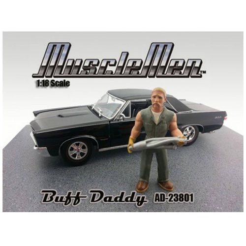 Musclemen Buff Daddy Figure - For 1:18 Scale Diecast Car Models - American Diorama - Modalova