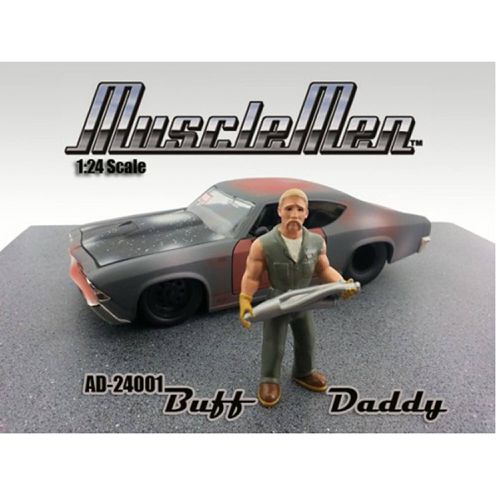 Figure - Musclemen Buff Daddy For 1:24 Diecast Car Blister Pack - American Diorama - Modalova