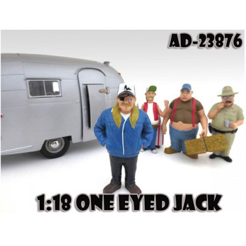 Figure - One Eyed Jack Trailer Park For 1:18 Diecast Model Cars - American Diorama - Modalova