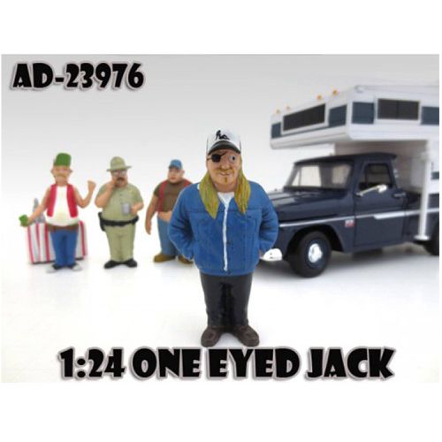 Figure - One Eyed Jack Trailer Park For 1:24 Diecast Model Cars - American Diorama - Modalova