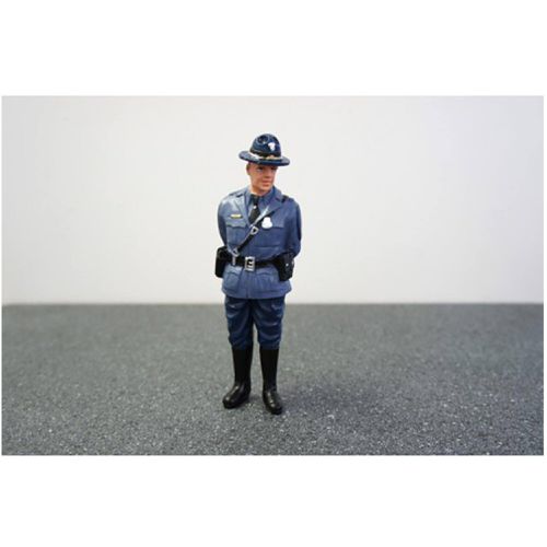 State Trooper Craig Figure - 3 inch For 1:24 Diecast Model Cars - American Diorama - Modalova