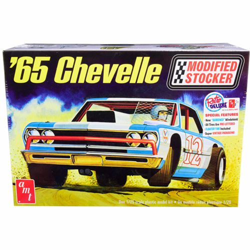 Model Kit - Skill 2 1965 Chevrolet Chevelle Modified Stocker Vinyl Tires - AMT - Modalova