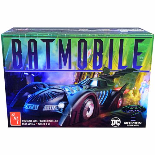 Model Kit - Skill 2 Batmobile Batman Forever (1995) Movie Vinyl Tires - AMT - Modalova