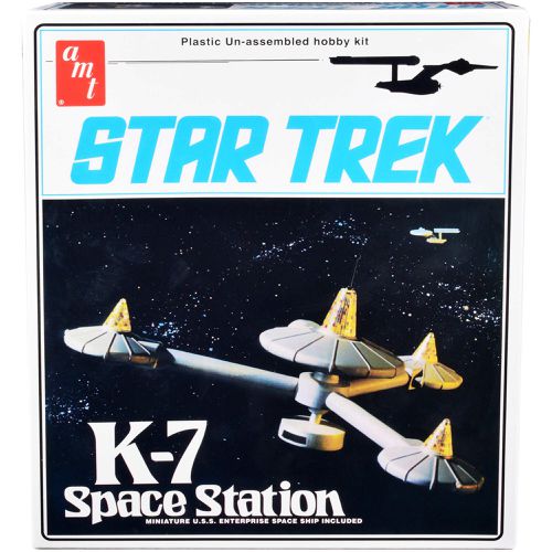 Skill 2 1/7600 Scale Model Kit - Star Trek TV Series K-7 Space Station - AMT - Modalova