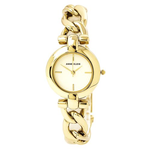 JADE Women's Quartz Champagne Dial Watch And Gemstone Beaded Bracelet Set - Anne Klein - Modalova