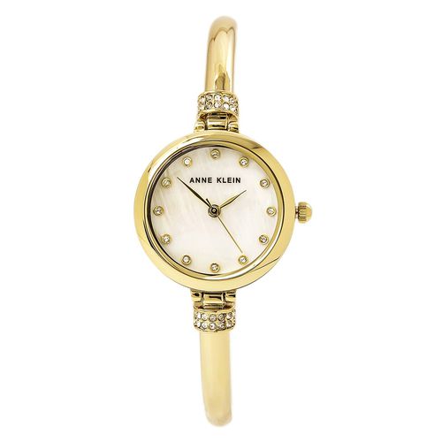 LBDT Women's Swarovski Crystal Quartz Mother of Pearl Dial Watch Set - Anne Klein - Modalova