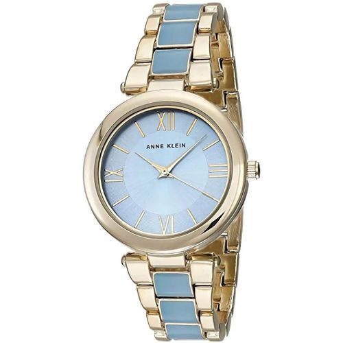 Women's Quartz Watch - Blue Dial Two Tone Bracelet / 3040LBGB - Anne Klein - Modalova