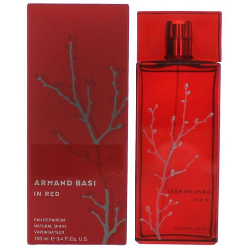 Women's Eau De Parfum Spray - Red Captivating and Natural Fragrance, 3.4oz - Armand Basi - Modalova