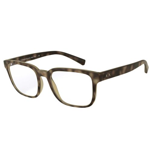 Men's Eyeglasses - Demo Lens Square Plastic Frame / 0AX3071F 8029 - Armani Exchange - Modalova