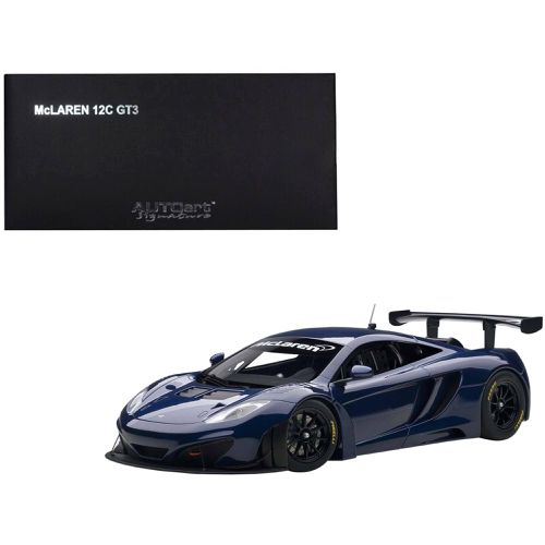 Diecast Model Car Mclaren 12C GT3 Azure Blue - Autoart - Modalova