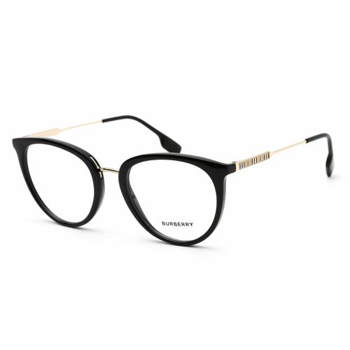 Women's Eyeglasses - Black Round Plastic Frame Clear Lens / 0BE2331 3001 - BURBERRY - Modalova