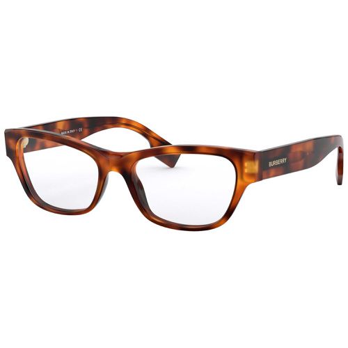 Women's Eyeglasses - Light Havana Square Plastic Full Rim / BE2302F 3316 - BURBERRY - Modalova