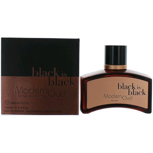 Black is Black Modern Oud by , 3.4 oz Eau De Toilette Spray for Men - Nuparfums - Modalova