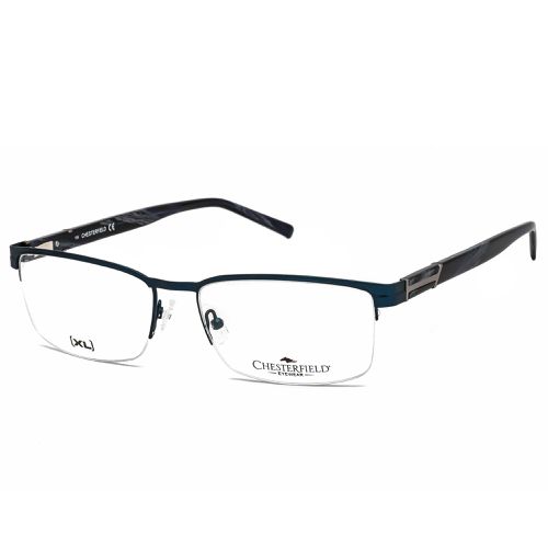 Men's Eyeglasses - Matte Blue Metal Rectangular Frame / CH 65XL 0FLL 00 - Chesterfield - Modalova