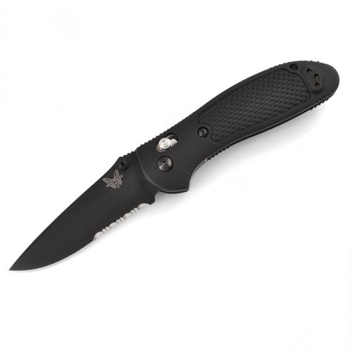 Folding Knife - Griptilian Serrated Blade Black Noryl Handle / 551SBK-S30V - Benchmade - Modalova