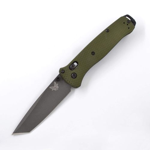 Pocket Knife - Bailout Green Aluminum Handle Grey Tanto Blade / 537GY-1 - Benchmade - Modalova