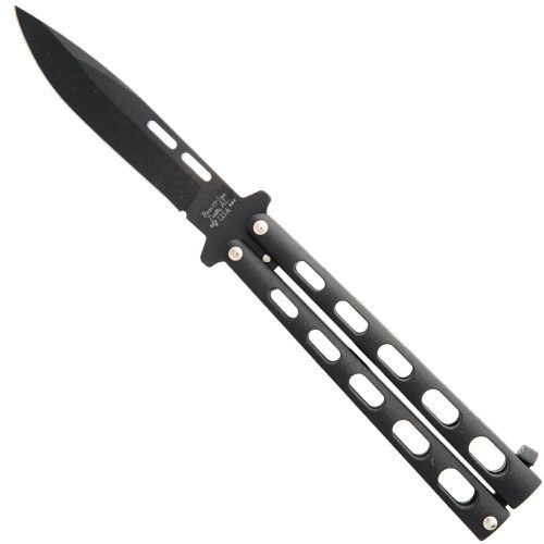 Knife - 1095 Carbon Steel Blade Zinc Handle Butterfly, 5 inch / BS115B - Bear & Son - Modalova