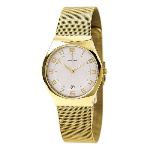 Titanium Collection Lady's Yellow Gold Mesh Watch - Bering - Modalova