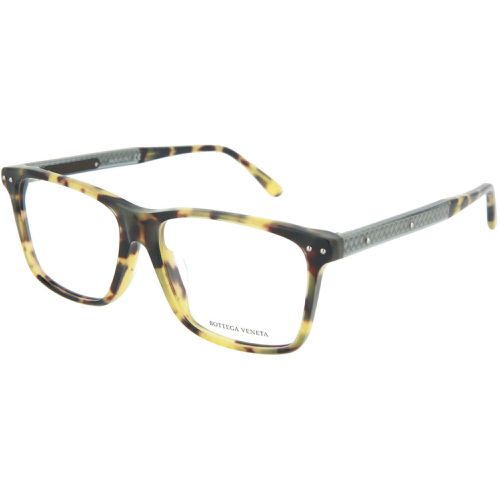 Men's Eyeglasses - Square Full Rim Frame / BV0130OA 005 - Bottega Veneta - Modalova
