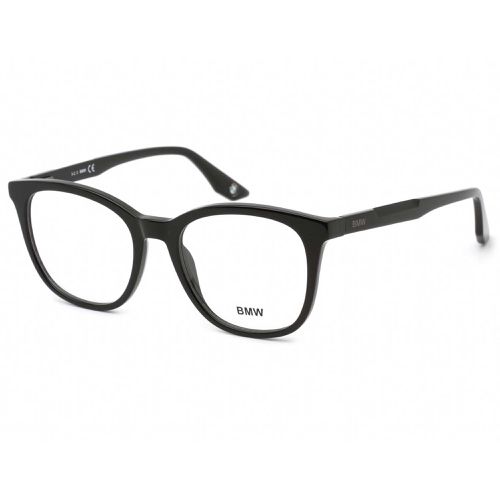 Men's Eyeglasses - Shiny Black Full Rim Plastic Frame Clear Demo Lens / BW5008 001 - BMW - Modalova