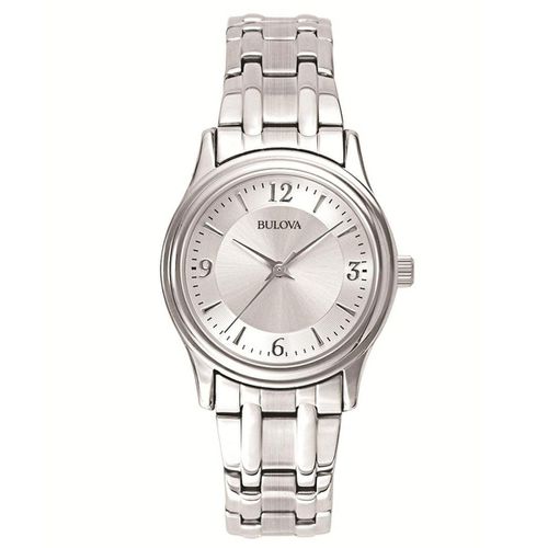 L005 Women's Corporate Silver Dial Stainless Steel Bracelet Watch - Bulova - Modalova