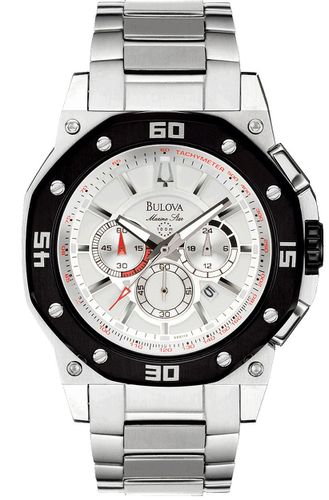 Men's Marine Star Chronograph Watch 98B119 - Bulova - Modalova
