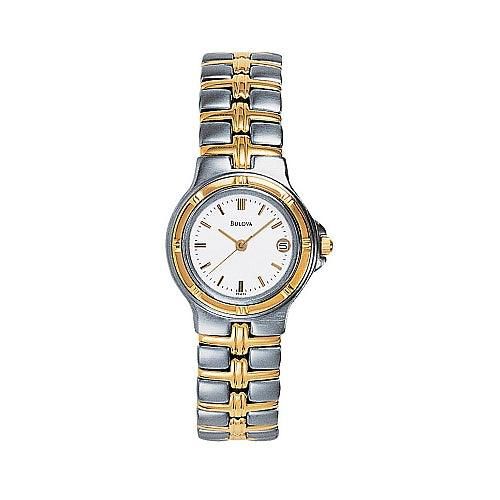 Women's Two Tone Bracelet Watch 98M36 - Bulova - Modalova