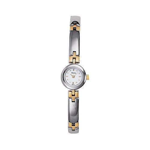 Women's Two Tone Bracelet Watch 98T19 - Bulova - Modalova