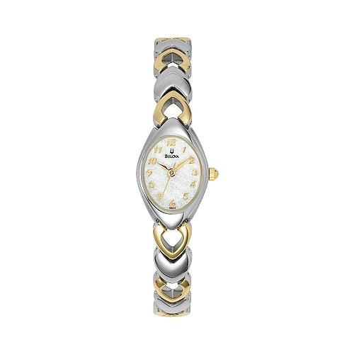 Women's Two Tone Bracelet Watch 98V02 - Bulova - Modalova