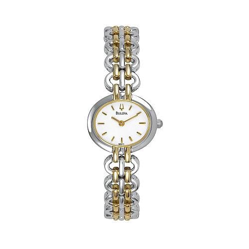 Women's Two Tone Bracelet Watch 98V11 - Bulova - Modalova
