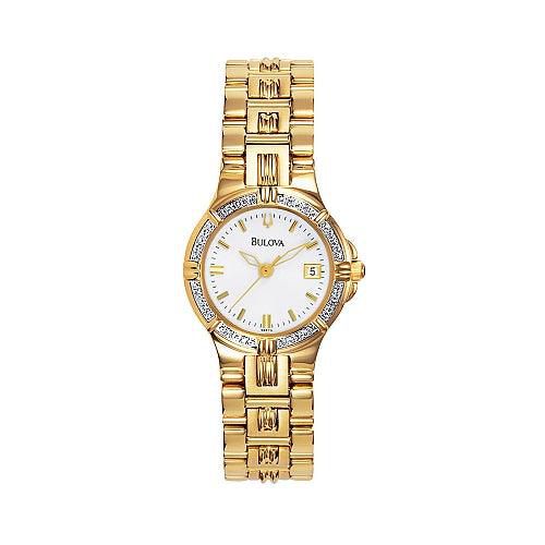 Bulova Women's Diamond Watch 98R73 - Bulova - Modalova