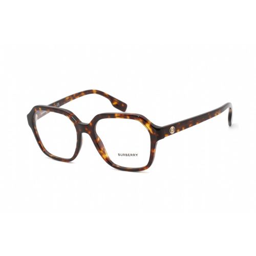 Unisex Eyeglasses - Dark Havana Plastic Square Shape Frame / 0BE2358 3002 - BURBERRY - Modalova
