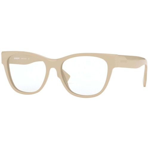 Women's Eyeglasses - Beige Plastic Square Frame / 0BE2301 3807 - BURBERRY - Modalova