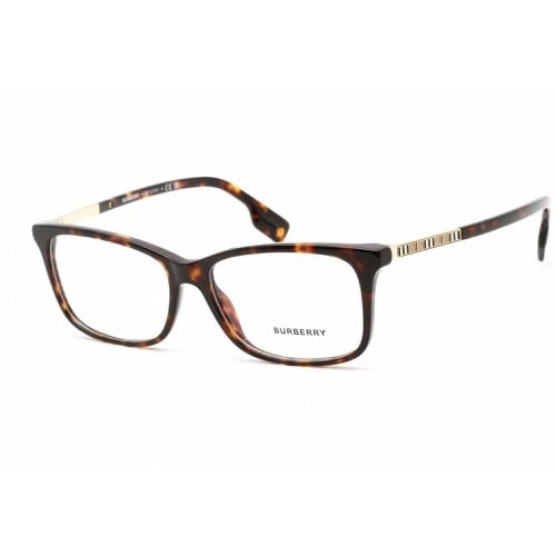 Women's Eyeglasses - Dark Havana Rectangular Plastic Frame / BE2337 3002 - BURBERRY - Modalova