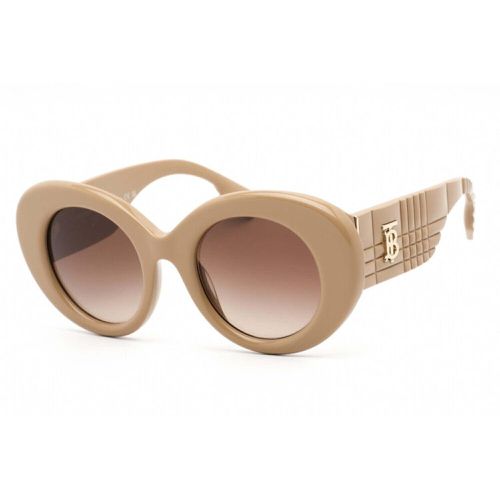 Women's Sunglasses - Beige Butterfly Frame Brown Gradient Lens / 4370U 399013 - BURBERRY - Modalova