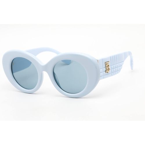 Women's Sunglasses - Full Rim Azure Plastic Cat Eye Frame / 0BE4370U 402880 - BURBERRY - Modalova