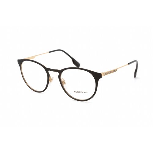 Men's Eyeglasses - Clear Lens Black Metal Round Shape Frame / BE1360 1017 - BURBERRY - Modalova