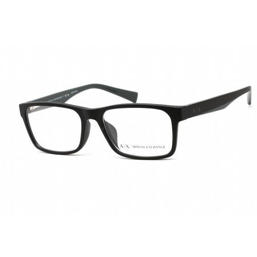 Men's Eyeglasses - Black Plastic Rectangular Frame / AX3038F 8199 - Armani Exchange - Modalova