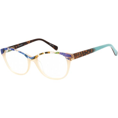 Unisex Eyeglasses - Clear Lens Multicolor Oval Frame / CCS104 01-09 - Ccs By Coco Song - Modalova