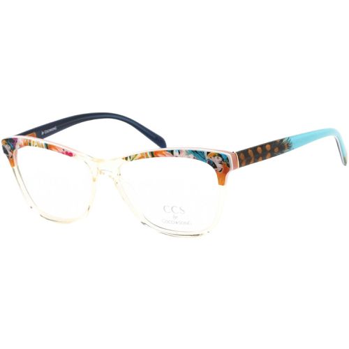 Unisex Eyeglasses - Clear Lens Square Shape Frame / CCS106 03-09 - Ccs By Coco Song - Modalova
