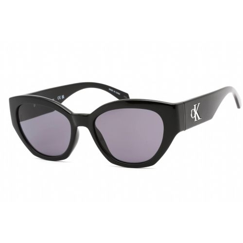 Women's Sunglasses - Black Plastic Cat Eye Frame / CKJ22634S 001 - Calvin Klein Jeans - Modalova