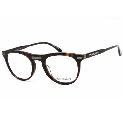 Unisex Eyeglasses - Dark Tortoise Round Plastic / CKJ20514 235 - Calvin Klein Jeans - Modalova