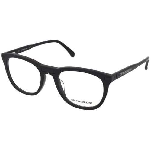 Unisex Eyeglasses - Full Rim Black Square Frame / CKJ20518 001 - Calvin Klein Jeans - Modalova