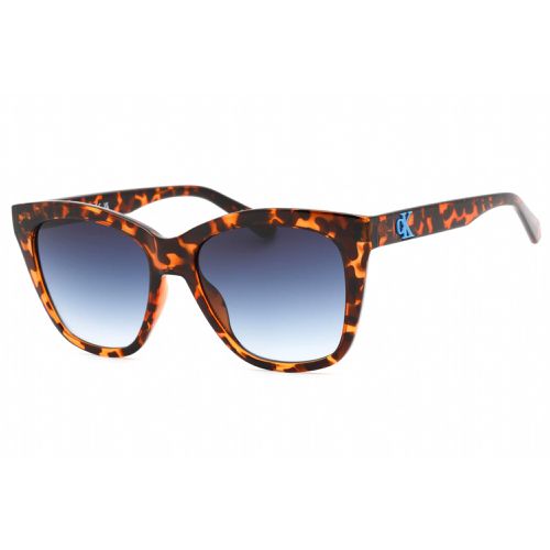 Unisex Sunglasses - Havana Plastic Cat Eye Frame / CKJ22608S 240 - Calvin Klein Jeans - Modalova