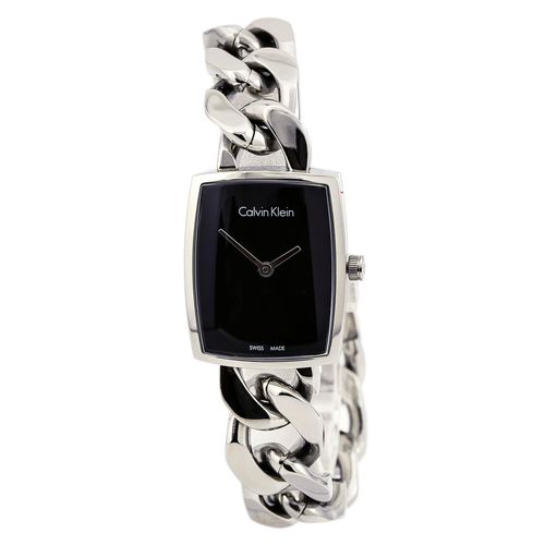 K5D2M121 Women's Amaze Swiss Black Dial Watch - Calvin Klein - Modalova