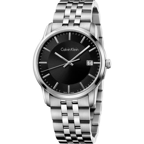 Men's Chrono Watch - Infinite Date Black Dial Bracelet / K5S31141 - Calvin Klein - Modalova