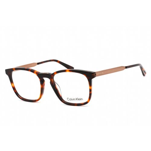 Men's Eyeglasses - Burgundy Havana Plastic Square Frame / CK22503 609 - Calvin Klein - Modalova
